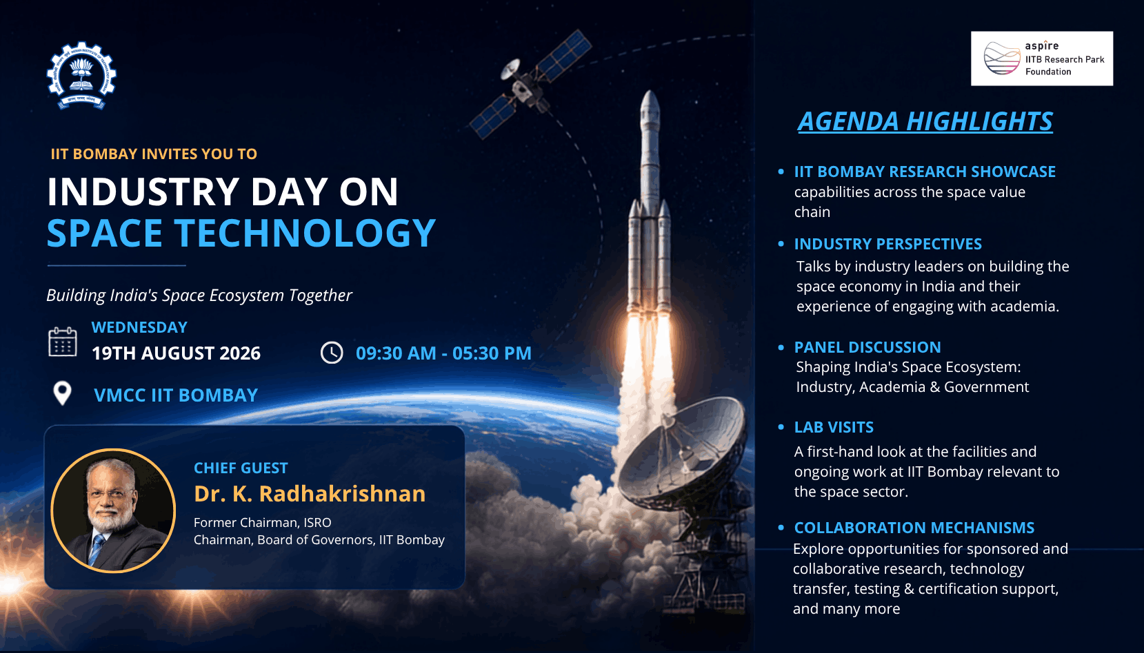Industry Day | 19 Aug | Space Technology